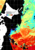 NOAA人工衛星画像:親潮域, 1日合成画像(2024/10/06UTC)