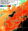 NOAA人工衛星画像:神奈川県近海, 1日合成画像(2024/10/12UTC)