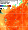 NOAA人工衛星画像:神奈川県近海, 1日合成画像(2024/10/15UTC)