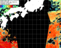 NOAA人工衛星画像:黒潮域, 1日合成画像(2024/10/17UTC)