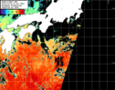 NOAA人工衛星画像:黒潮域, パス=20241018 01:44 UTC