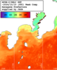 NOAA人工衛星画像:沿岸～伊豆諸島, 1週間合成画像(2024/10/13～2024/10/19UTC)