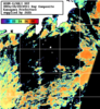 NOAA人工衛星画像:神奈川県近海, 1日合成画像(2024/10/22UTC)