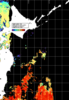 NOAA人工衛星画像:親潮域, パス=20241023 12:25 UTC