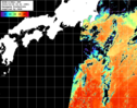 NOAA人工衛星画像:黒潮域, パス=20241024 00:41 UTC