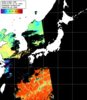 NOAA人工衛星画像:日本全域, パス=20241025 13:15 UTC
