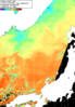 NOAA人工衛星画像:日本海, 1日合成画像(2024/10/25UTC)