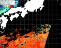 NOAA人工衛星画像:黒潮域, パス=20241026 01:33 UTC