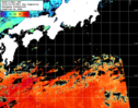 NOAA人工衛星画像:黒潮域, 1日合成画像(2024/10/26UTC)