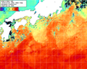 NOAA人工衛星画像:黒潮域, 1週間合成画像(2024/10/20～2024/10/26UTC)