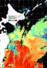 NOAA人工衛星画像:親潮域, 1日合成画像(2024/10/27UTC)