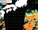 NOAA人工衛星画像:黒潮域, 1日合成画像(2024/10/28UTC)