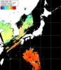 NOAA人工衛星画像:日本全域, パス=20241029 13:07 UTC