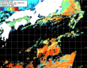 NOAA人工衛星画像:黒潮域, 1日合成画像(2024/10/30UTC)