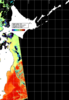 NOAA人工衛星画像:親潮域, パス=20241030 12:42 UTC