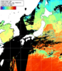 NOAA人工衛星画像:日本全域, 1日合成画像(2024/10/31UTC)