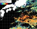 NOAA人工衛星画像:黒潮域, 1日合成画像(2024/10/31UTC)