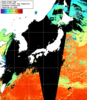 NOAA人工衛星画像:日本全域, 1日合成画像(2024/11/01UTC)