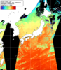 NOAA人工衛星画像:日本全域, 1日合成画像(2024/11/03UTC)