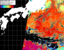 NOAA人工衛星画像:黒潮域, パス=20241104 00:54 UTC