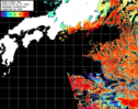 NOAA人工衛星画像:黒潮域, パス=20241104 12:07 UTC