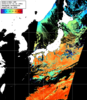 NOAA人工衛星画像:日本全域, パス=20241107 01:15 UTC