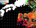 NOAA人工衛星画像:黒潮域, パス=20241108 00:48 UTC