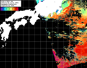 NOAA人工衛星画像:黒潮域, パス=20241108 12:01 UTC