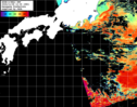 NOAA人工衛星画像:黒潮域, パス=20241108 12:05 UTC