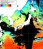 NOAA人工衛星画像:日本全域, 1日合成画像(2024/11/09UTC)