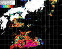 NOAA人工衛星画像:黒潮域, パス=20241110 01:32 UTC