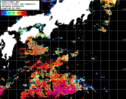 NOAA人工衛星画像:黒潮域, 1日合成画像(2024/11/10UTC)