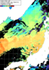 NOAA人工衛星画像:日本海, 1日合成画像(2024/11/10UTC)