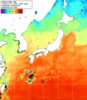 NOAA人工衛星画像:日本全域, 1週間合成画像(2024/11/06～2024/11/12UTC)