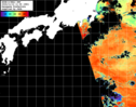 NOAA人工衛星画像:黒潮域, パス=20241112 11:55 UTC