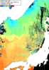 NOAA人工衛星画像:日本海, 1日合成画像(2024/11/13UTC)