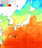 NOAA人工衛星画像:日本全域, 1週間合成画像(2024/11/08～2024/11/14UTC)