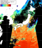 NOAA人工衛星画像:日本全域, 1日合成画像(2024/11/18UTC)