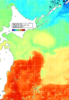 NOAA人工衛星画像:親潮域, 1週間合成画像(2024/11/13～2024/11/19UTC)