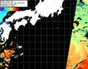 NOAA人工衛星画像:黒潮域, 1日合成画像(2025/04/05UTC)
