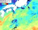NOAA人工衛星画像:黒潮域, 1週間合成画像(2025/05/08～2025/05/14UTC)