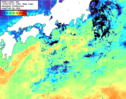 NOAA人工衛星画像:黒潮域, 1週間合成画像(2025/05/09～2025/05/15UTC)