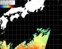 NOAA人工衛星画像:黒潮域, パス=20250518 01:35 UTC