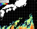 NOAA人工衛星画像:黒潮域, パス=20250518 12:48 UTC