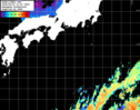 NOAA人工衛星画像:黒潮域, パス=20250519 12:25 UTC