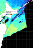 NOAA人工衛星画像:親潮域, 1日合成画像(2025/05/19UTC)