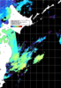 NOAA人工衛星画像:親潮域, 1日合成画像(2025/05/22UTC)