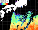 NOAA人工衛星画像:黒潮域, パス=20250523 01:02 UTC