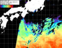 NOAA人工衛星画像:黒潮域, 1日合成画像(2025/05/23UTC)