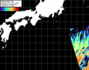 NOAA人工衛星画像:黒潮域, パス=20250524 11:49 UTC